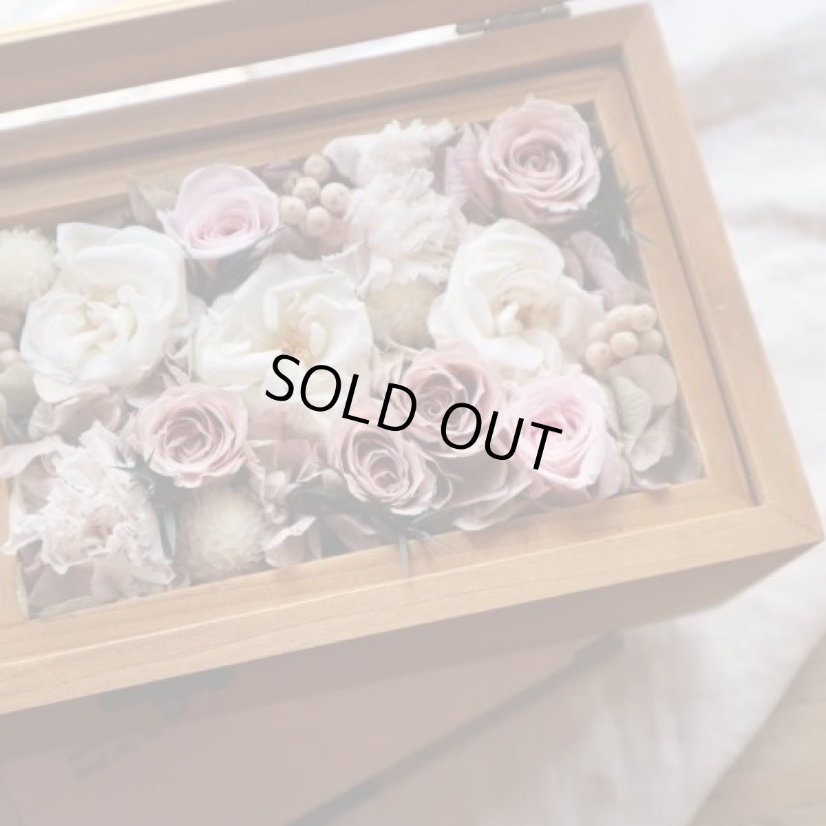 画像2: Preserved flower | ウッド ジュエルボックス ｜Pink (2)